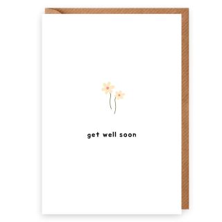 UT, Get Well Soon Flowers Card