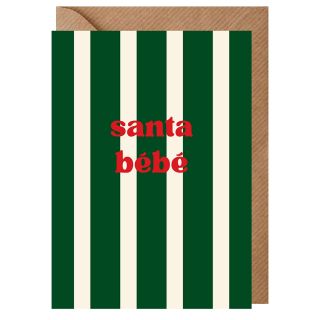 Santa Bebe Christmas Card