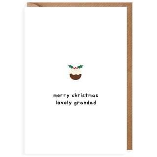 Lovely Grandad Christmas Card