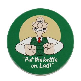 Half Moon Bay Aardman Wallace Ceramic Coaster