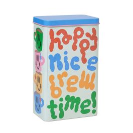 Wrap Coffee Tin - Happy Nice Brew Time