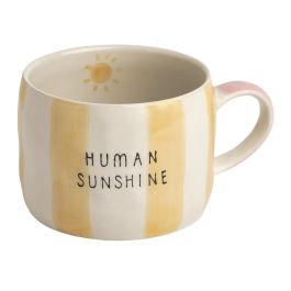 Belly Button Stripe Mug - Human Sunshine