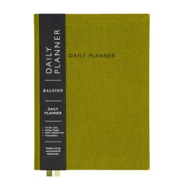 Ohh Deer Olive Green Fabric Daily Planner - A5