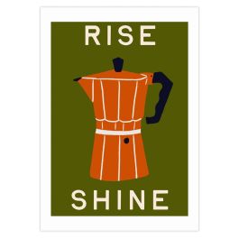 East End Rise and Shine Moka Pot A3 Print