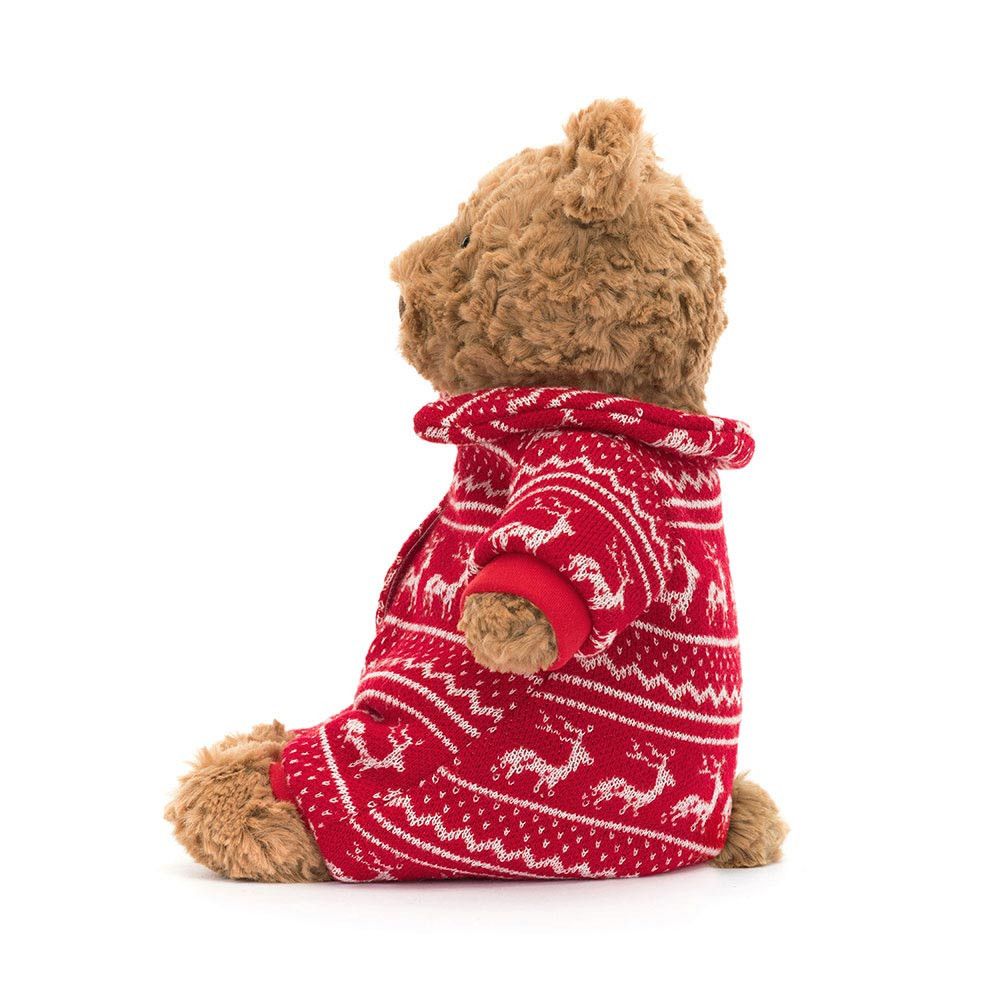 Jellycat Bartholomew Bear Winter Pyjamas | Utility Gift UK