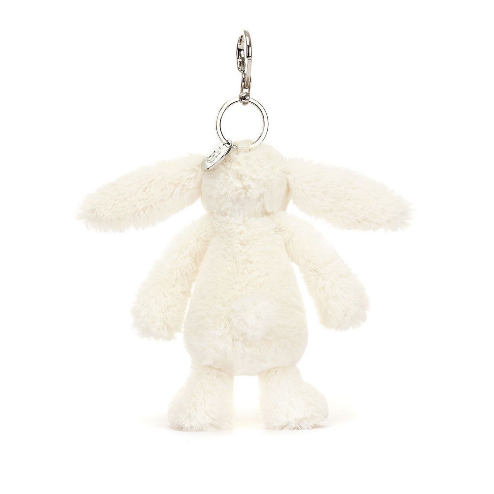Buy The Blossom Cream Bunny 'Berry' Bag Charm | Jellycat
