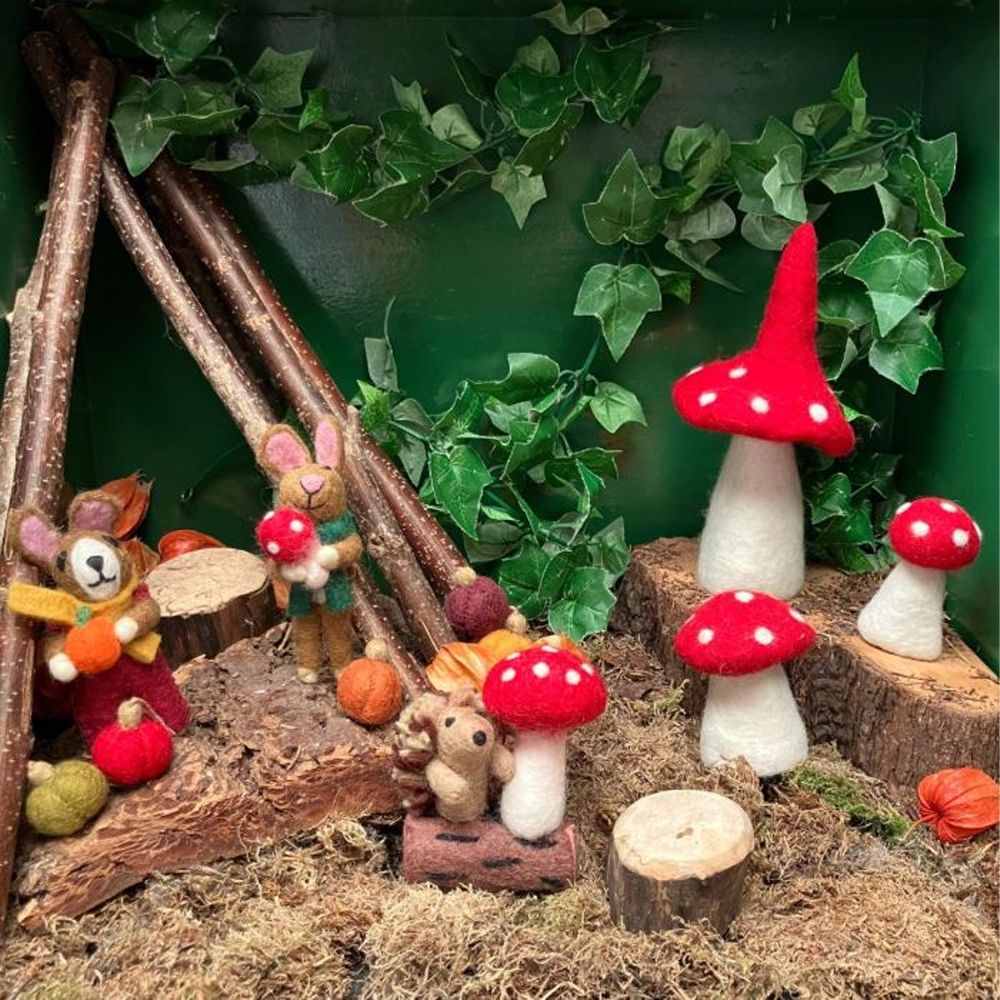 Buy the Roberta Rabbit with Mushroom Fair Trade Decoration