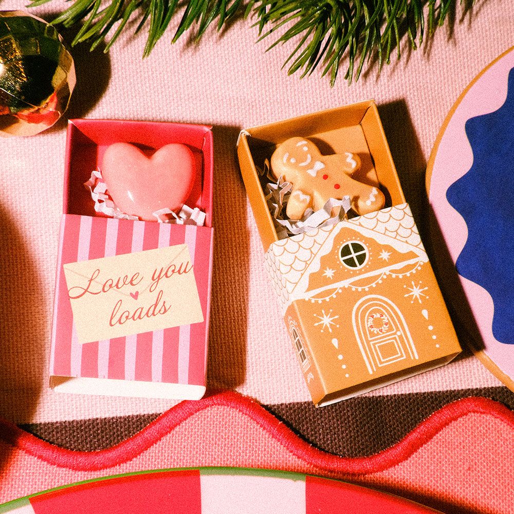 Lisa Angel Tiny Matchbox Ceramic Christmas Gingerbread Man
