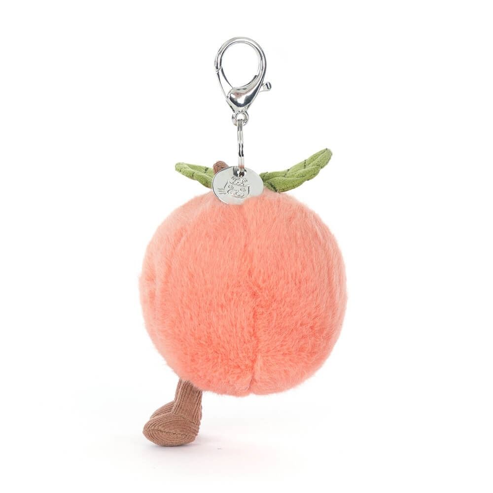  Amuseables Peach Bag Charm 新品 Jellycat Amuseables Peach Bag Charm