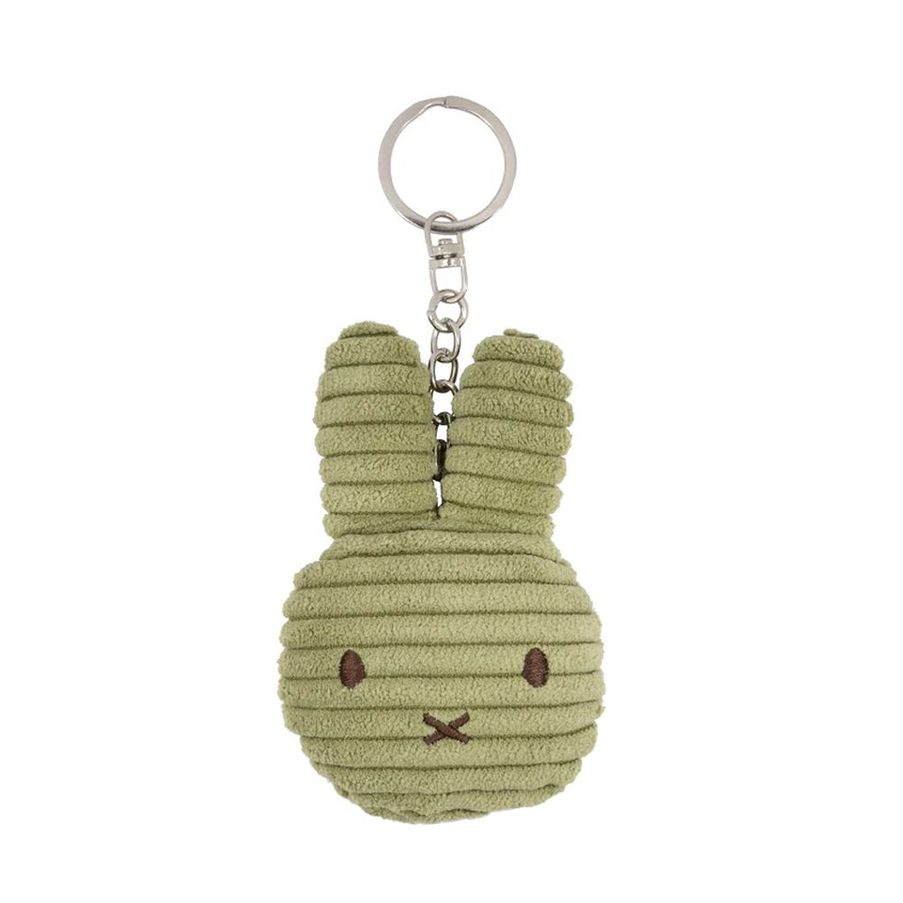 Miffy Head Corduroy Keyring - Olive | Bon Ton Toys