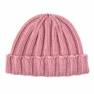 Robert Mackie Catrine Cable Knit Hat Pink