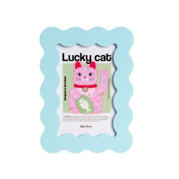 Helio Ferretti Petal Photo Frame 10x15cm - Turquoise