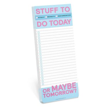 Stuff To Do Today List Pad