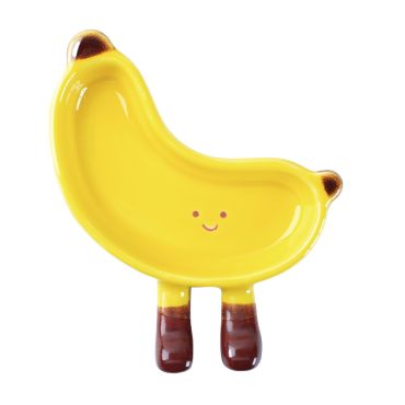 Ceramic Trinket Dish - Banana