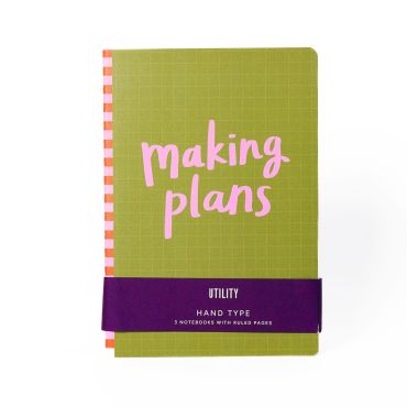 Set of 3 A5 Notebooks