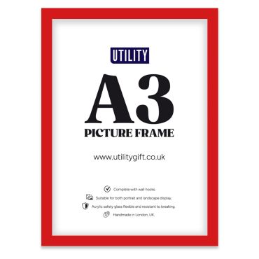 A3 Picture Frame Red