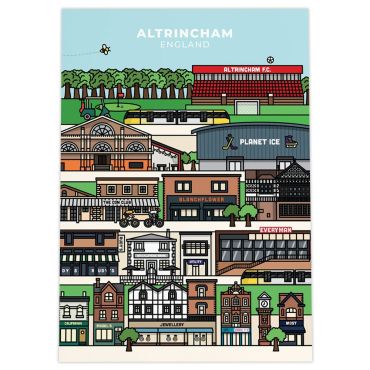 Hannah Kirkland Altrincham A3 Print