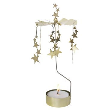 Pluto Produkter Night Sky Gold Rotary Candle Holder