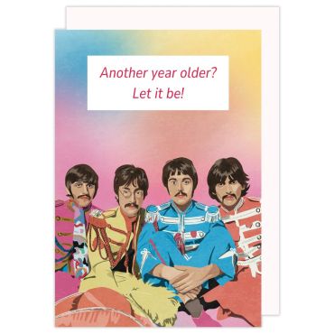 The Beatles Let it Be Birthday Card