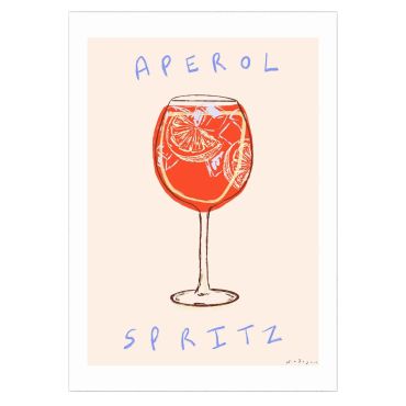 East End Prints Aperol Spritz Time A3 Print