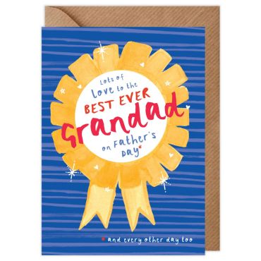 Best Ever Grandad Father's Day Card