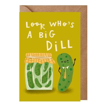 AbiGoLucky A Big Dill Card