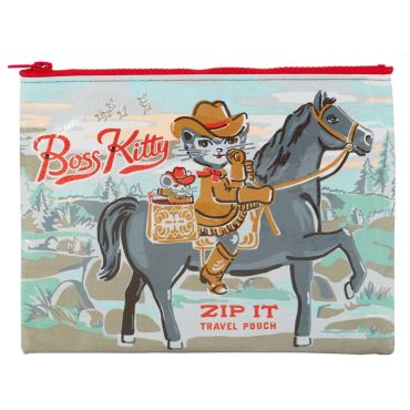 Blue Q Zip Pouch Boss Kitty