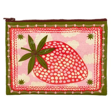 Blue Q Zip Pouch Strawberry Clouds