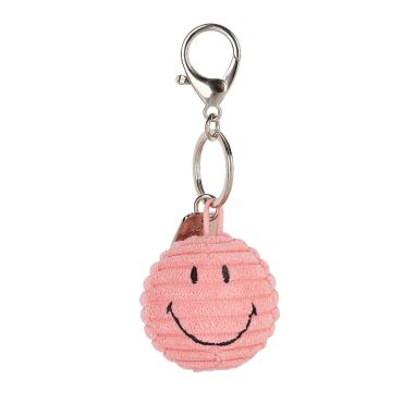 Bon Ton Toys Smiley Corduroy Keychain - Pink