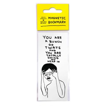 David Shrigely Bunch of Twats - Magnetic Bookmark