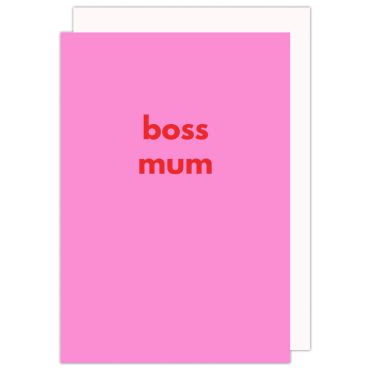 Boss Mum Card