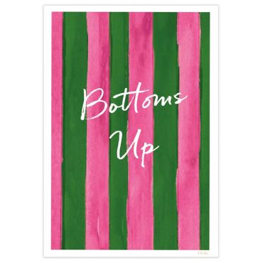 Floh Bottoms Up Print - A3