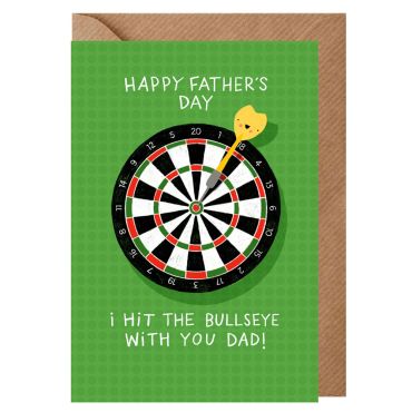 Bullseye Father's Day Card