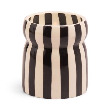 Cabana Black Candle - Lava Stone