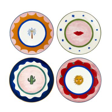Icon Cake Plates - White Background