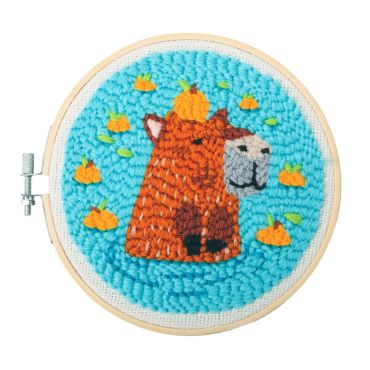Kikkerland Punch Needle Kit - Capybara