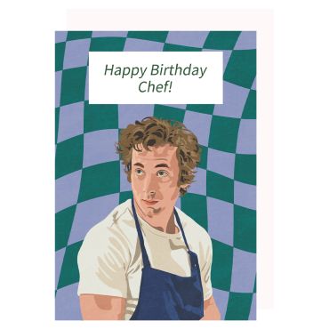 Chef Carmy The Bear Birthday Card