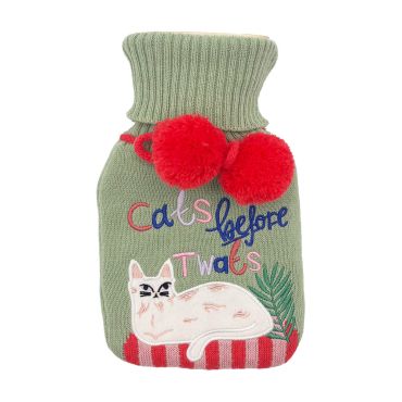 Cats Before Twats Hot Water Bottle