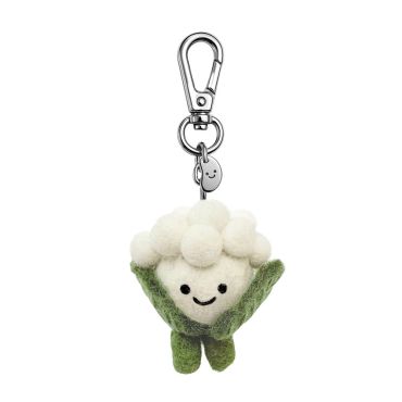 Ohh Deer Silly Bean Keyring - Cauliflower