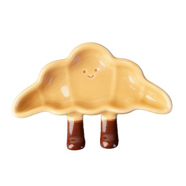 Ceramic Trinket Dish - Croissant