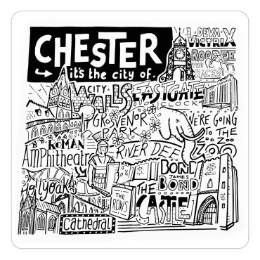 Chester Landmarks Coaster