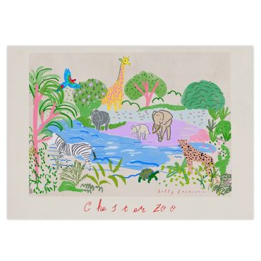 Holly Francesca Chester Zoo A3 Print