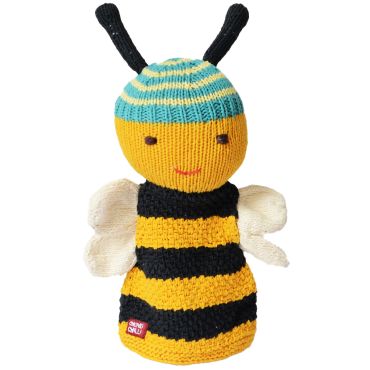 ChunkiChilli Bee Knitted Hand Puppet