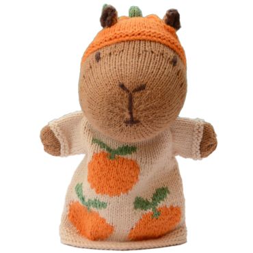 ChunkiChilli Capybara Knitted Hand Puppet