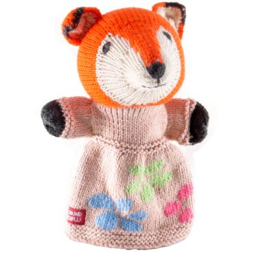 ChunkiChilli Fox Knitted Hand Puppet