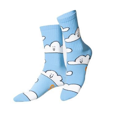 Eat My Socks Feet In The Clouds Socks