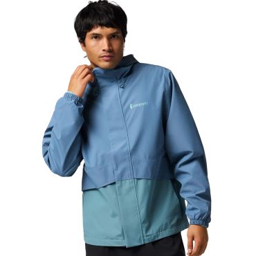 Cotopaxi Men's Rayu Rain Jacket - Steel Blue & Everglade