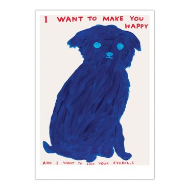 David Shrigley Dog A5 Postcard Print
