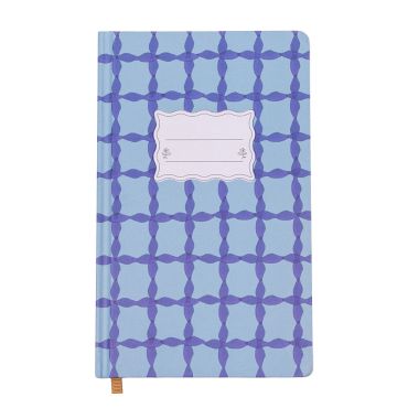 DesignWorks Ink Tulip Journal - Blue Lattice