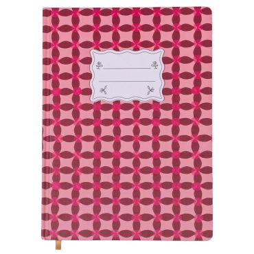 DesignWorks Ink Tulip Jumbo Journal - Pinwheel Pink